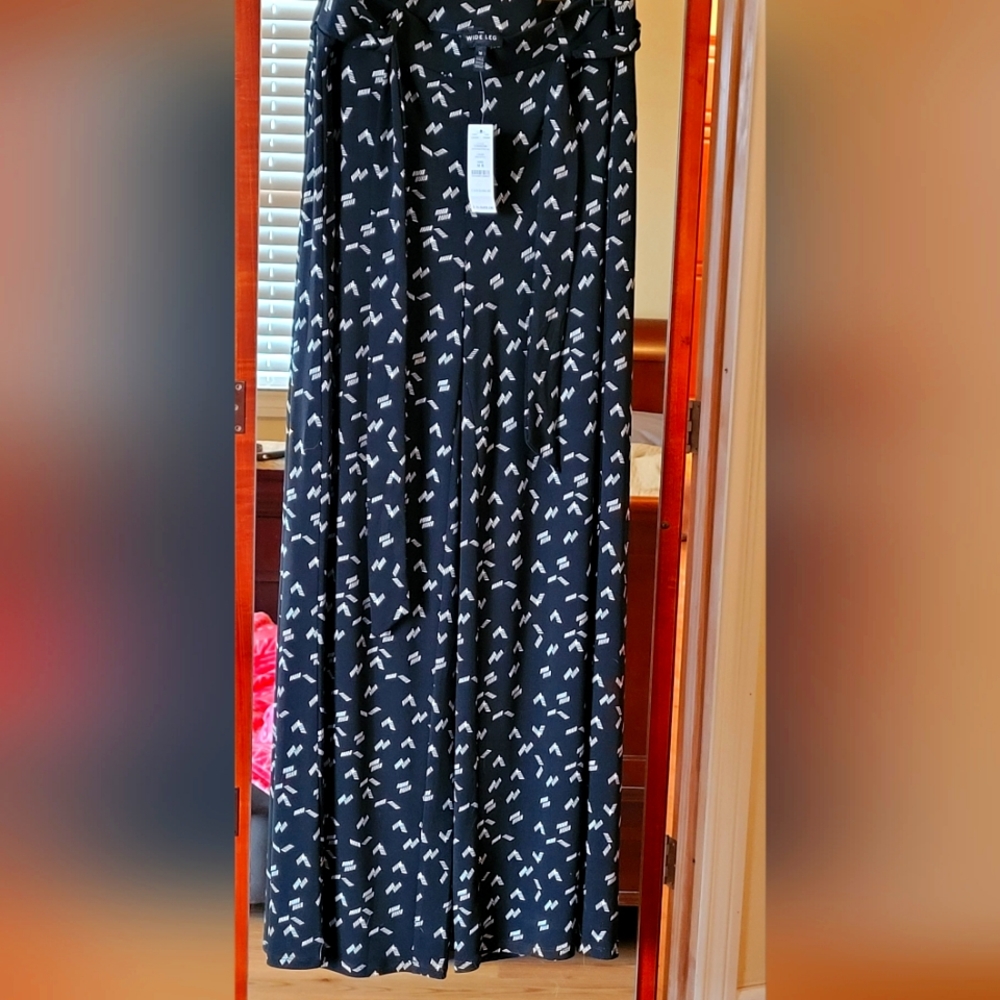 Wide leg flowy pants